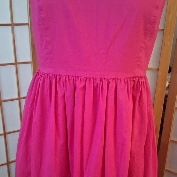 Express Pink Ruffled  Dress - Picture 3 of 16